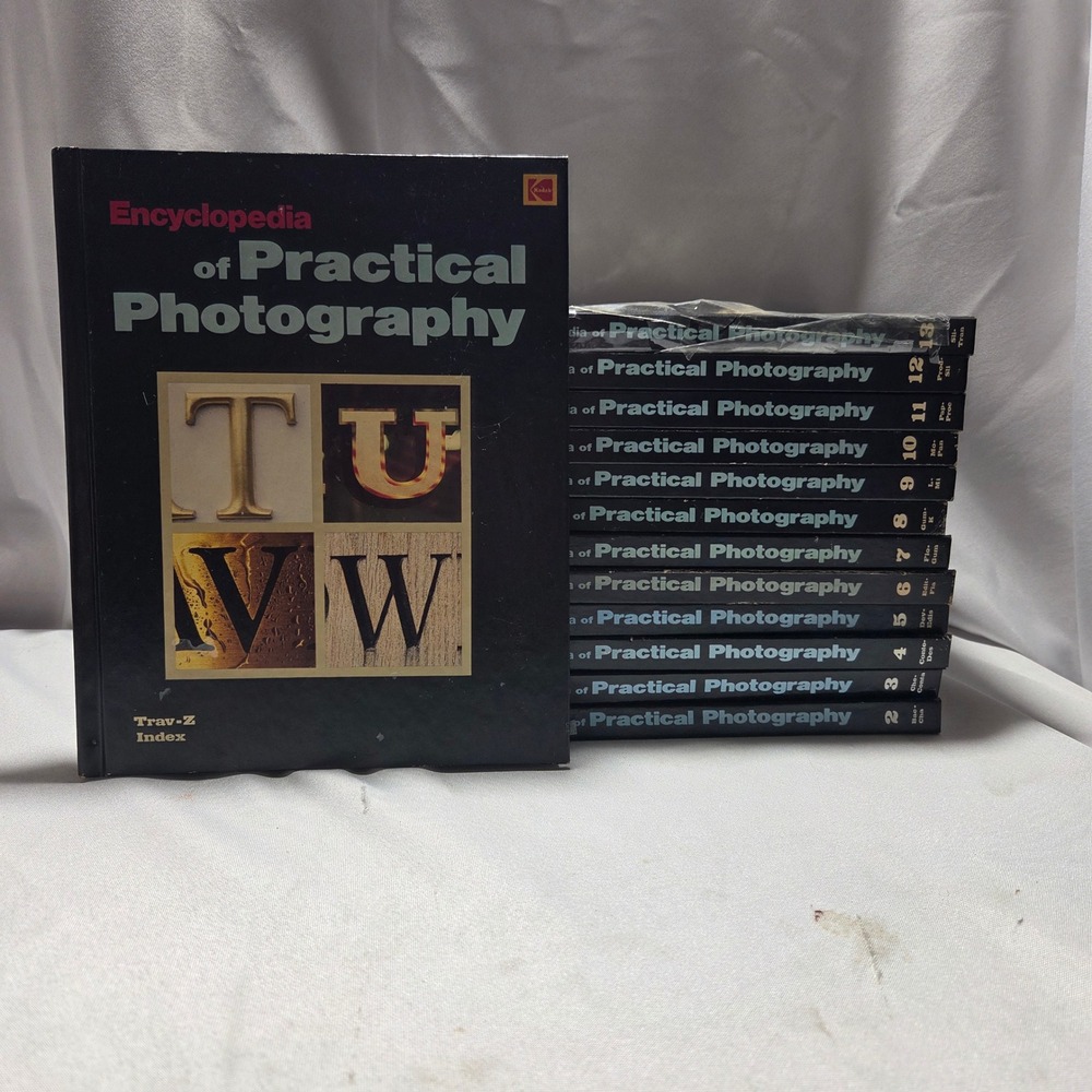 Kodak Encyclopedia of Practical Photography Hardcover Set Volumes 2-14 Index